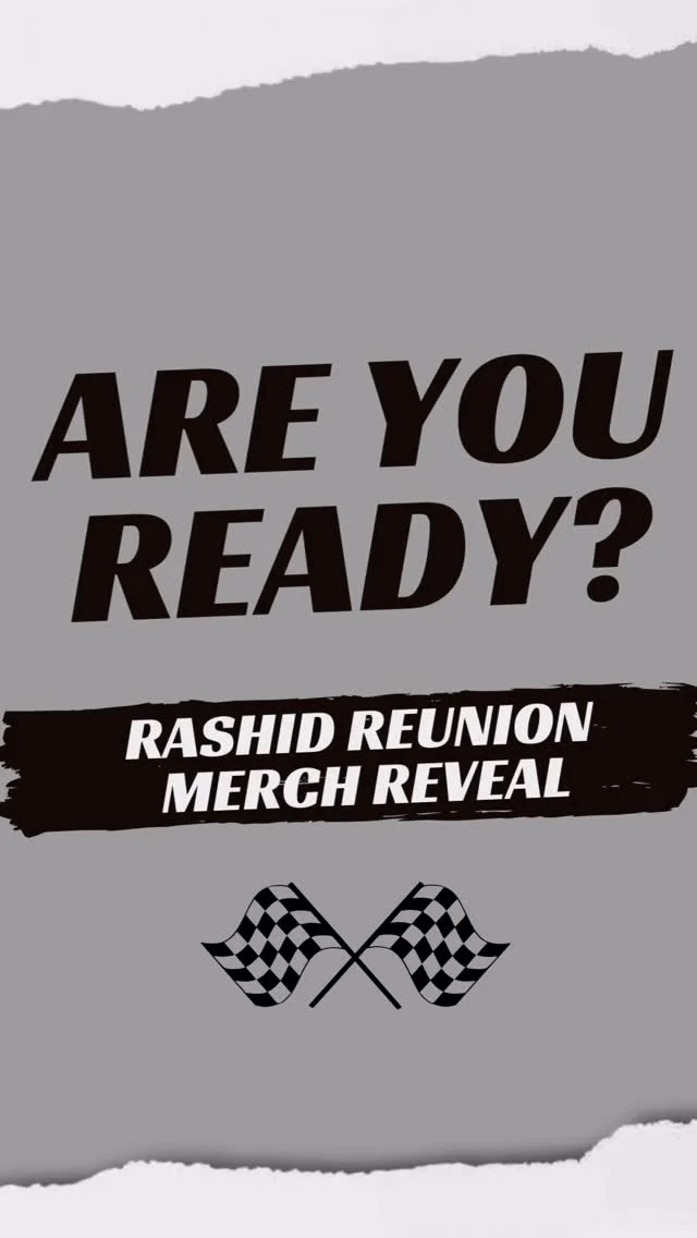 Are you READY?! We’re excited to unveil the official 2025 Rashid Reunion merchandise! From tees to hats and more, we’ve got something for everyone. ALL items are available in multiple colors, so don’t forget to explore your options when shopping the online store.

Pickup Info:
All merch will be available for pickup at registration, but if you’d prefer to have it shipped to your home prior to the reunion, shipping is available for an additional fee. Visit the link in bio or this link to shop 🏎️🏁

https://kmgsupply.com/RashidReunion/shop/