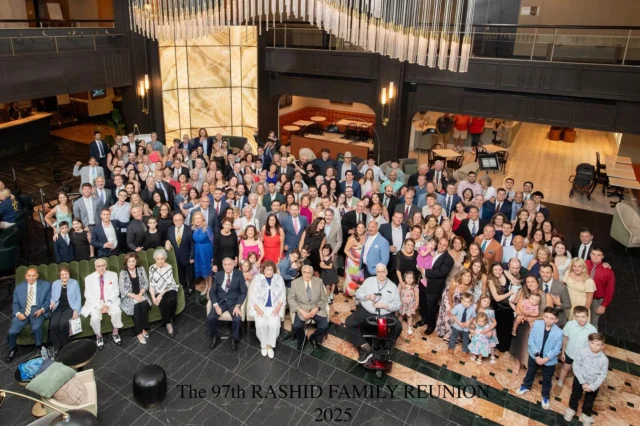 The 97th Annual Rashid Reunion is officially in the books. Thank you to all our family who traveled from across the world to honor the past, to celebrate the present, and to pave the future together. To our family who could not join us, we kept you in our thoughts, prayers, and dabke.